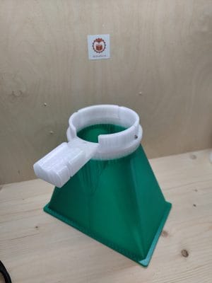 Messtrichter 240 × 140 mm – kompatibel mit Testo 400 / 440