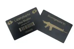 Lizenzkarte Sportschütze